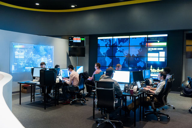 high tech control room