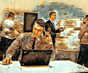 Cloak and Data, a high-tech cyber crime murder mystery game.